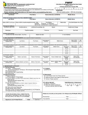 mdr form philhealth|pmrf 2020 form.